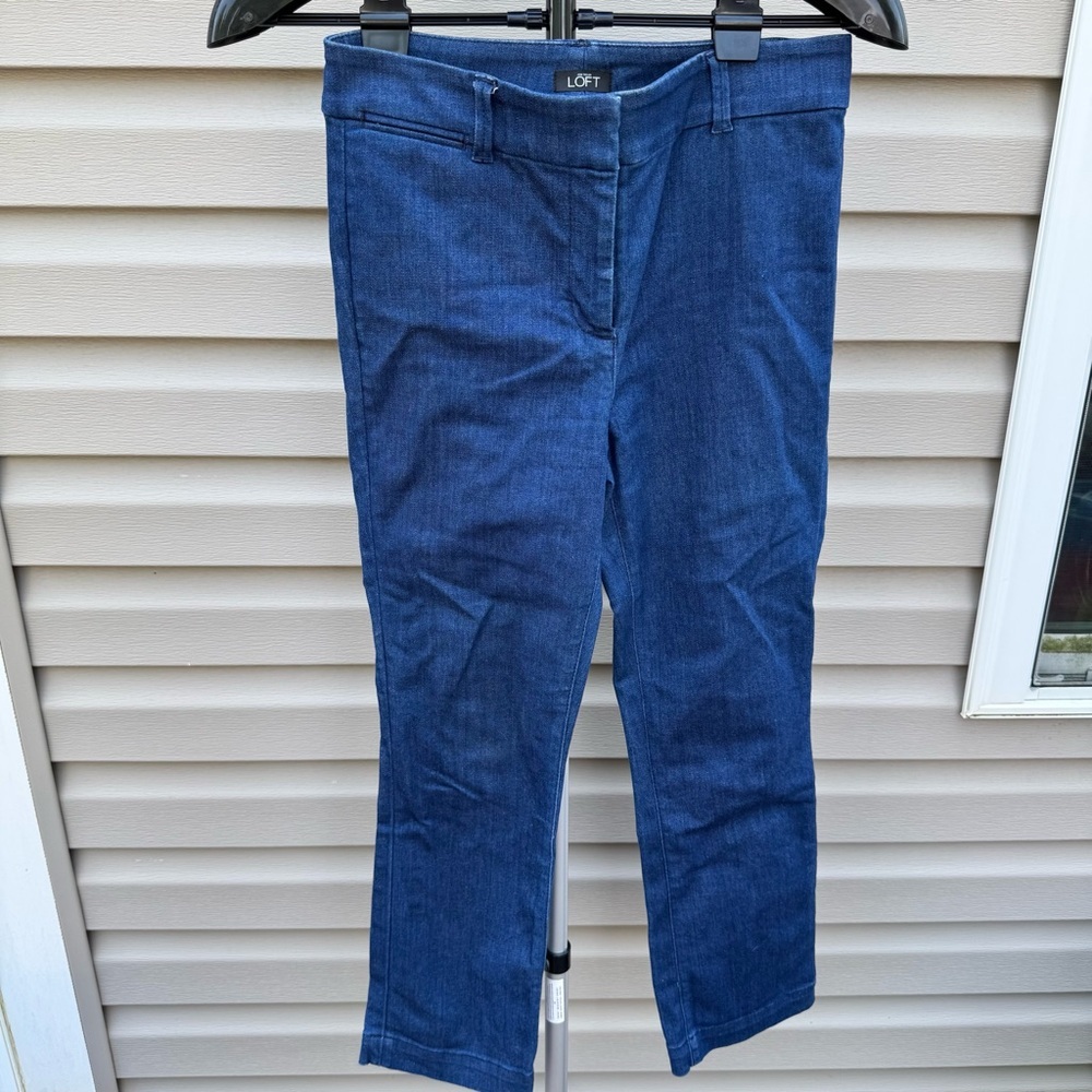 LOFT Blue Marisa Denim Blue Jean Pants